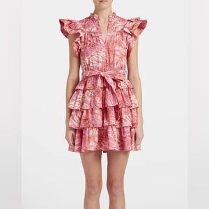 Ulla Johnson: Lulua Mini Dress in Camellia, Size 4